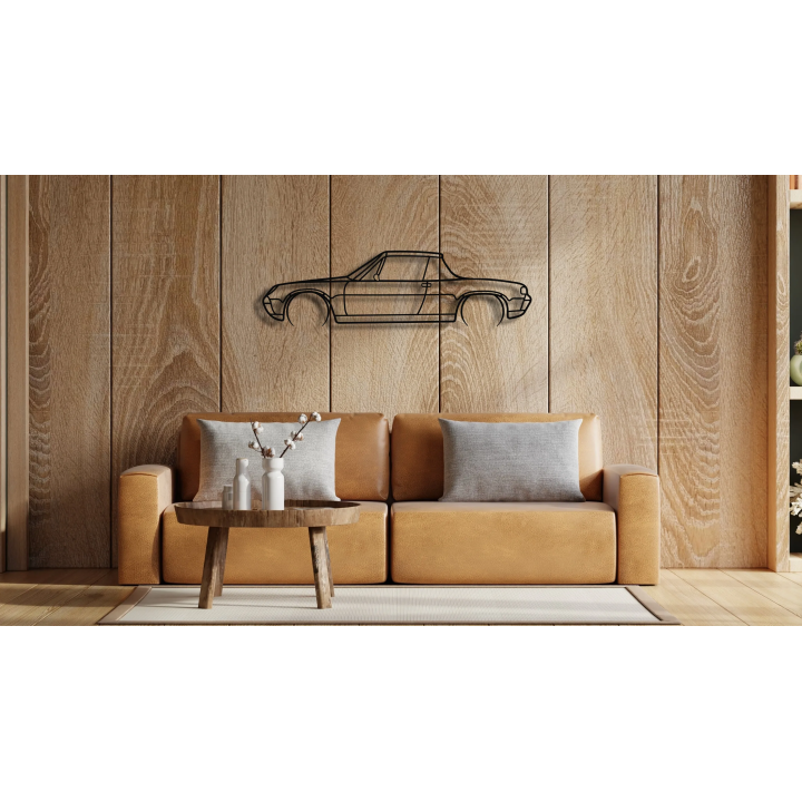 Porsche 914 full silhouette