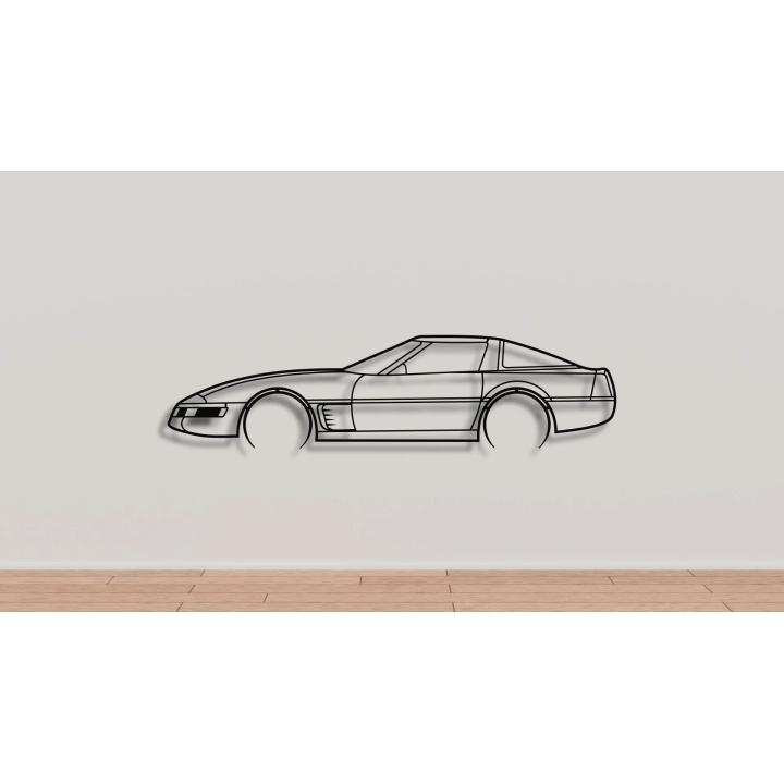 Chevrolet Corvette C4 silhouette