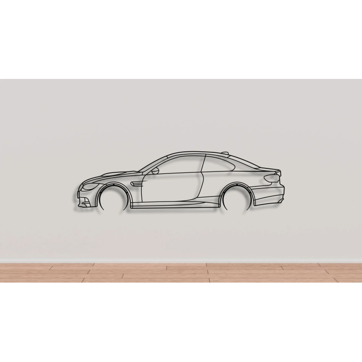 BMW M3 E92 full silhouette