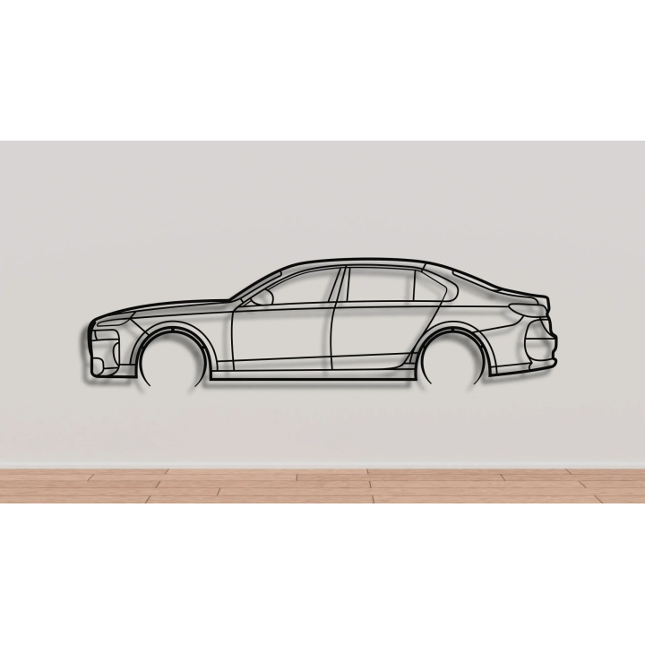 BMW i7 full silhouette