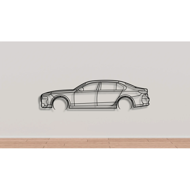 BMW i7 full silhouette