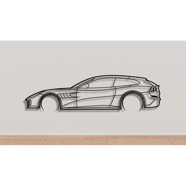 Ferrari GTC4 Lusso full silhouette