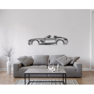 Mercedes SLS AMG Cabrio simple silhouette