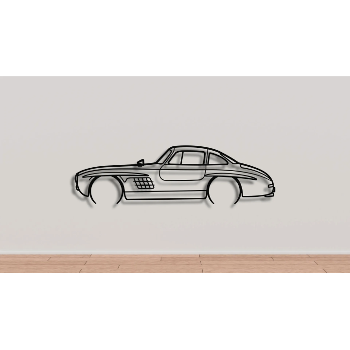 Mercedes 300SL Gullwing full silhouette