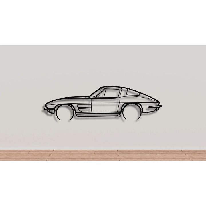 Chevrolet Corvette C2 silhouette