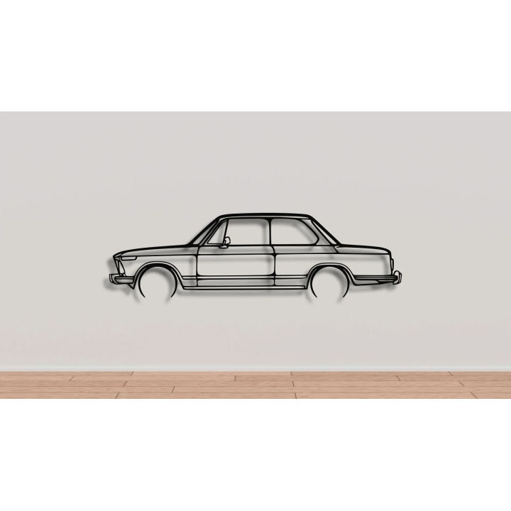 BMW 2002 full silhouette