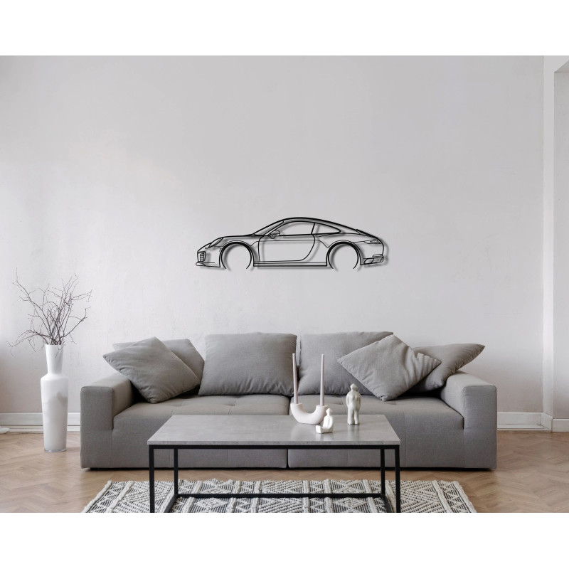Porsche 911 991 full silhouette