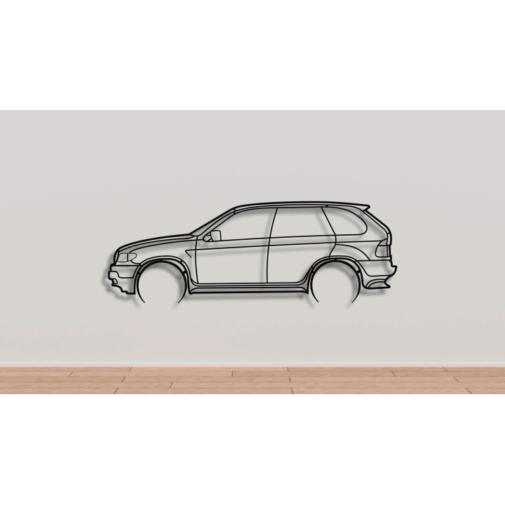 BMW X5 E53 full silhouette