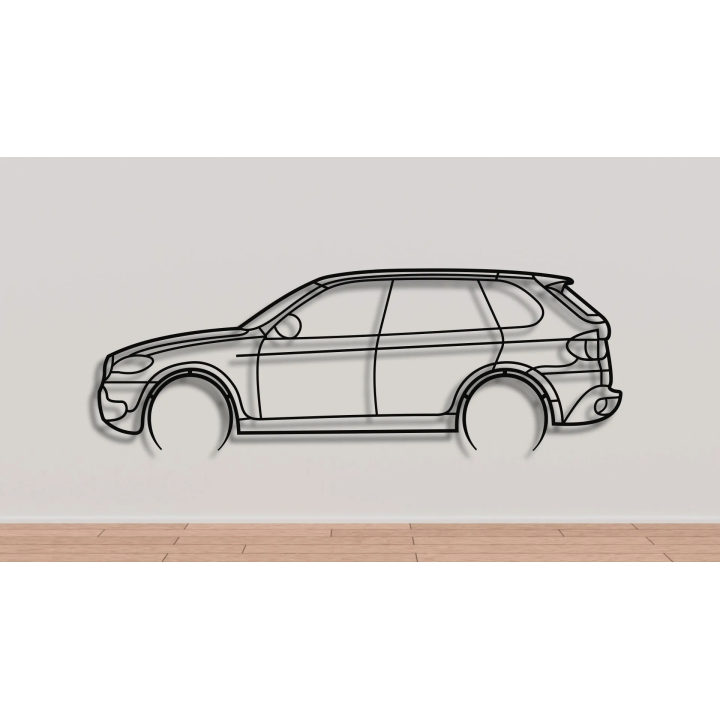BMW X5 E70 full silhouette