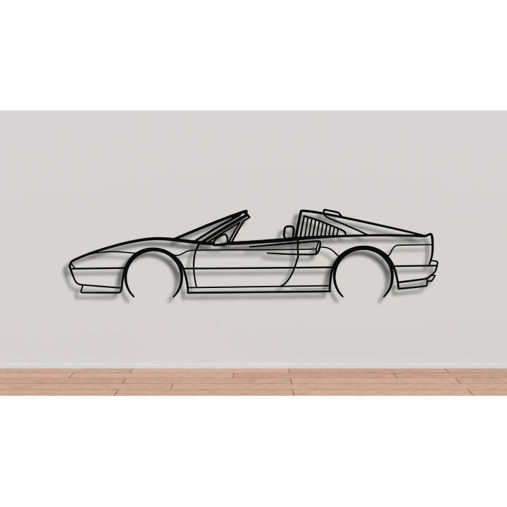 Ferrari 328 GTS full silhouette