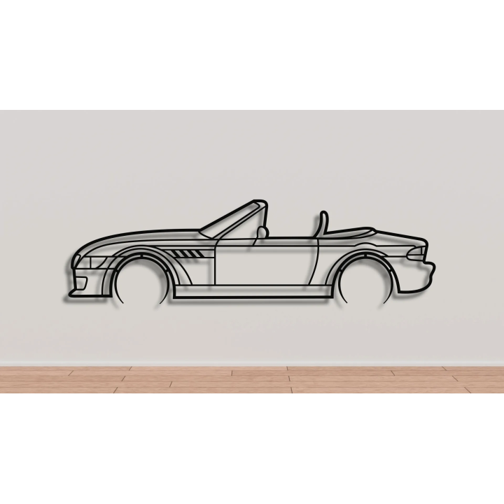 BMW Z3 roadster full silhouette