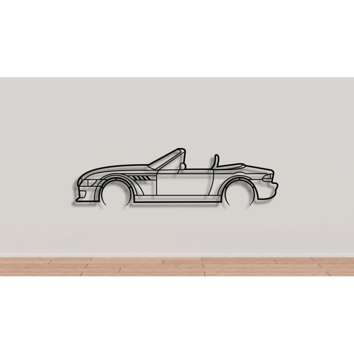 BMW Z3 roadster full silhouette