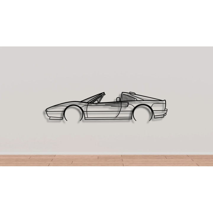 Ferrari 328 GTS full silhouette