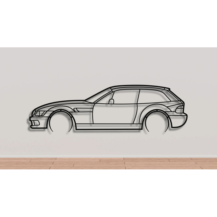 BMW Z3 coupe full silhouette