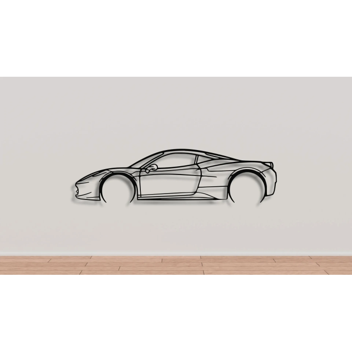 Ferrari 458 Italia full silhouette