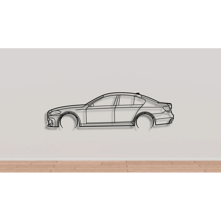 BMW 5 series F10 full silhouette