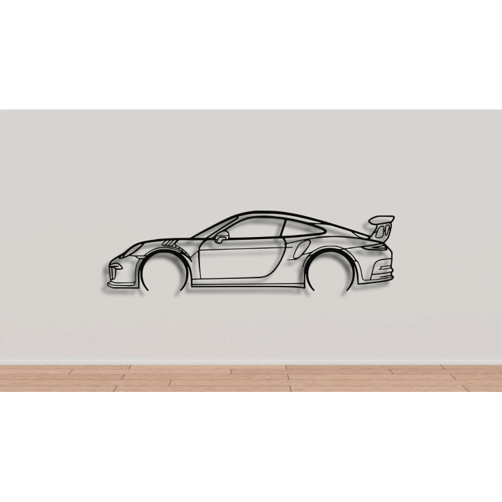 Porsche 911 991 GT3 RS full silhouette