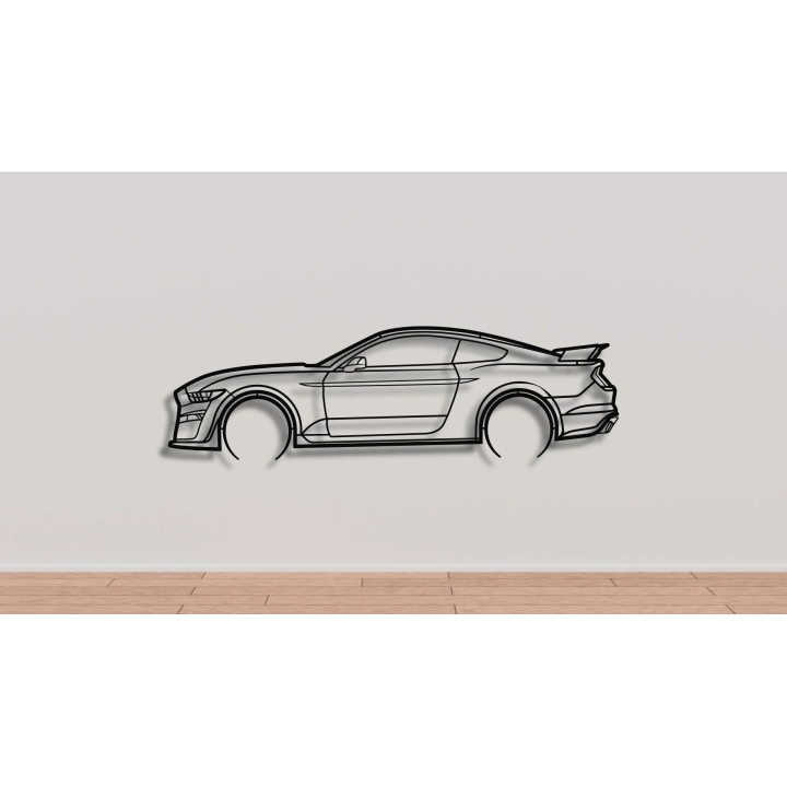 Ford Mustang Shelby GT500 full silhouette