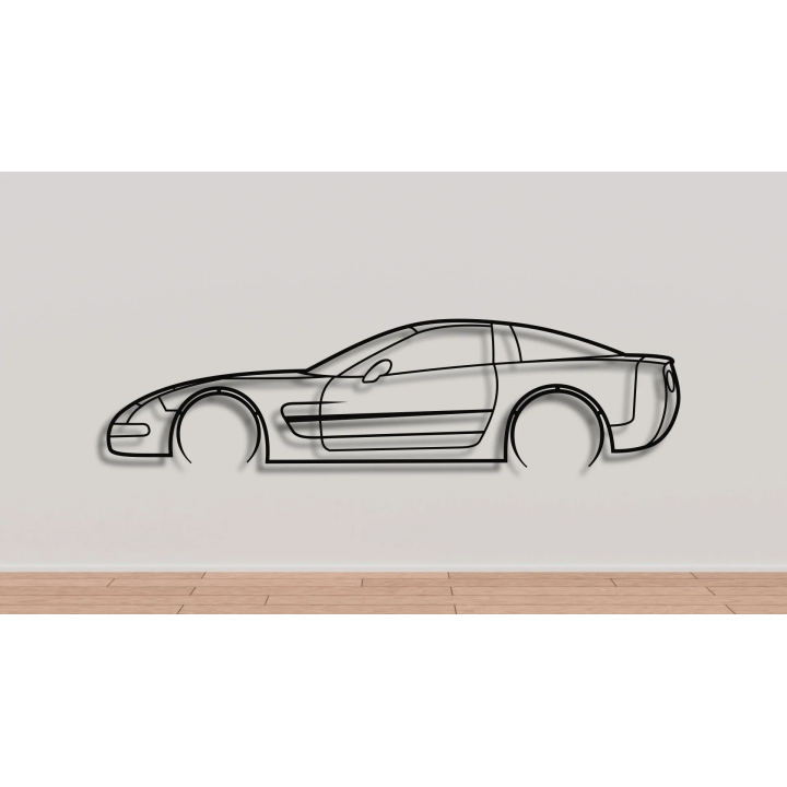 Chevrolet Corvette C5 silhouette