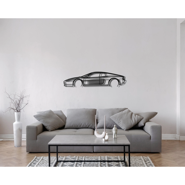 Ferrari Testarossa full silhouette
