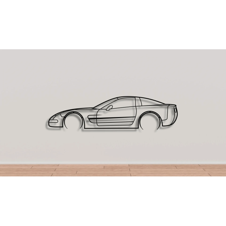 Chevrolet Corvette C5 silhouette