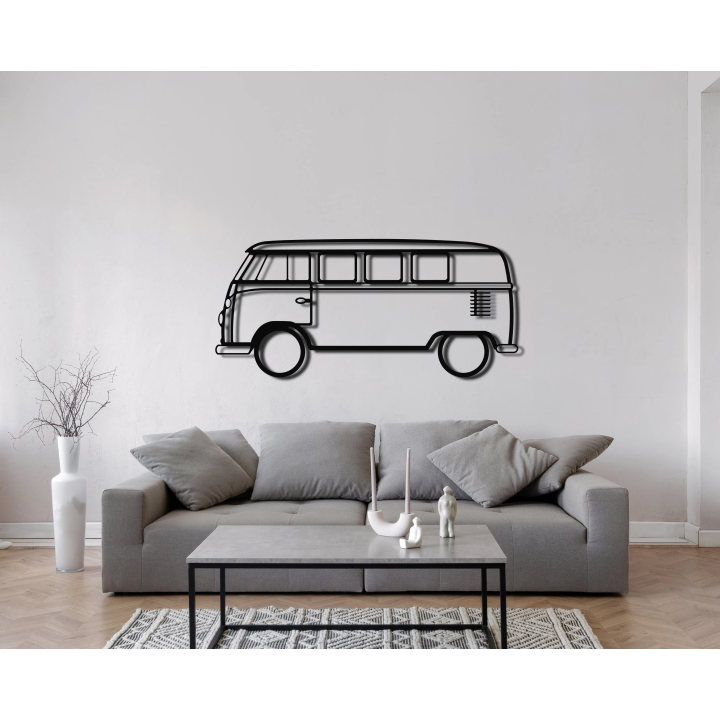 Volkswagen T1 samba van full sihouette