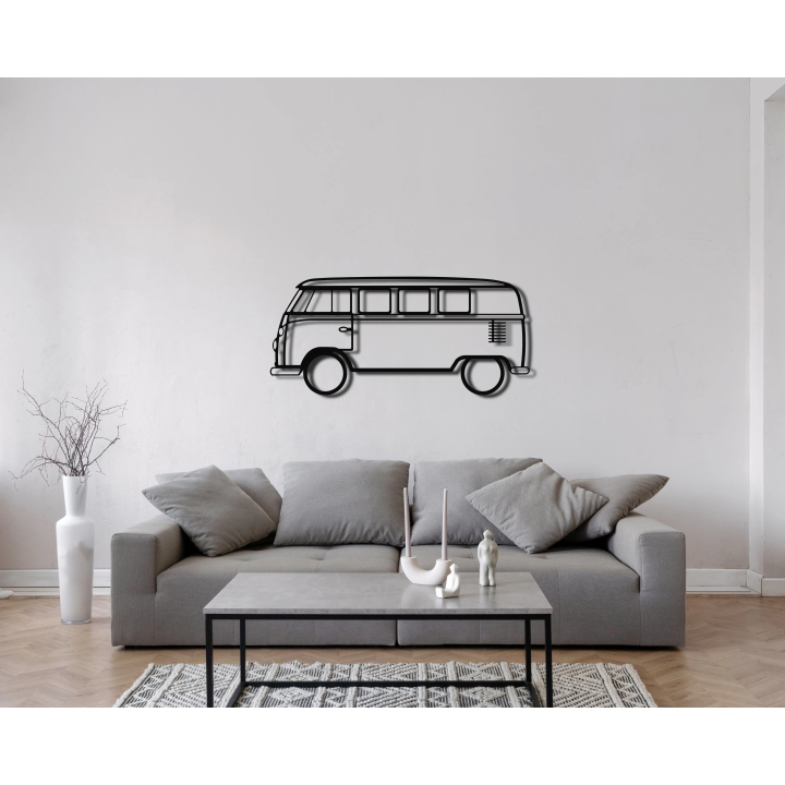 Volkswagen T1 samba van full sihouette