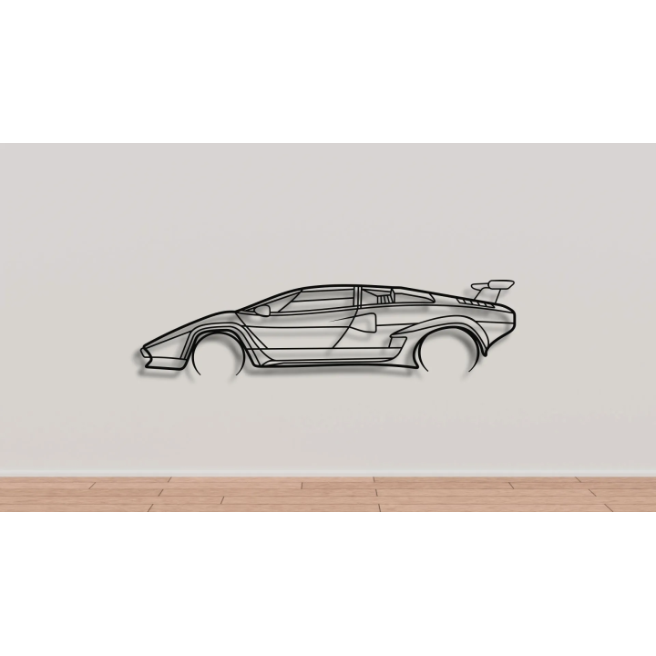 Lamborghini Countach full silhouette