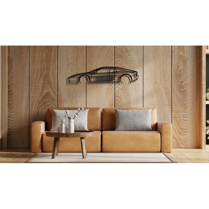 Ferrari Testarossa full silhouette