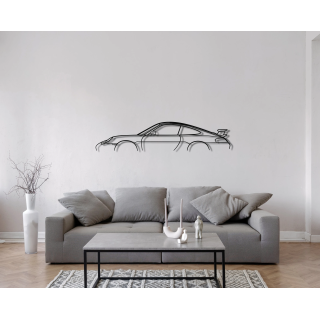 Porsche 911 996 GT3 simple silhouette