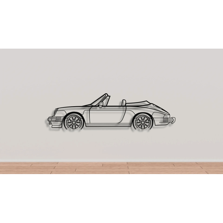 Porsche 911 SC full silhouette