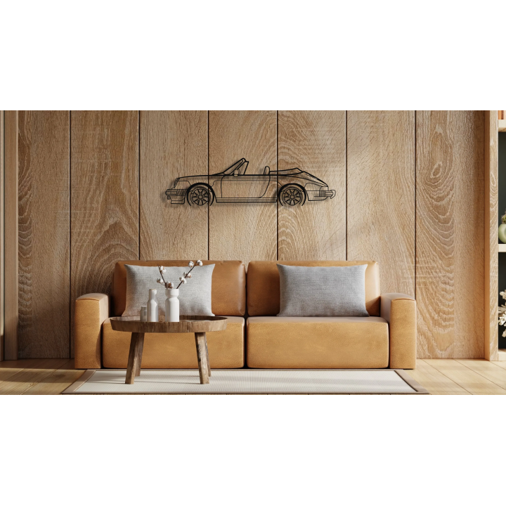 Porsche 911 SC full silhouette