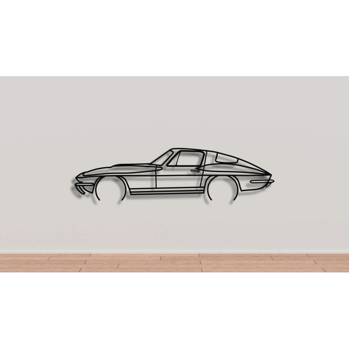 Chevrolet Corvette C2 silhouette