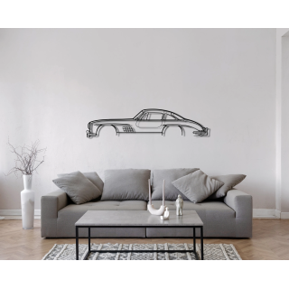 Mercedes 300SL Gullwing simple silhouette