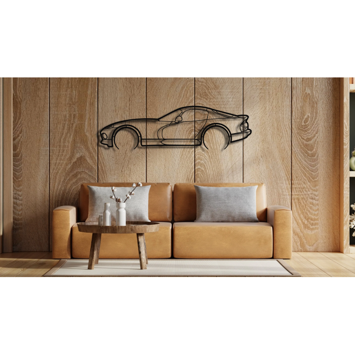 Dodge viper full silhouette