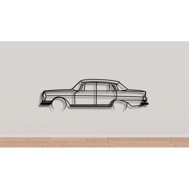 Mercedes W111 full silhouette