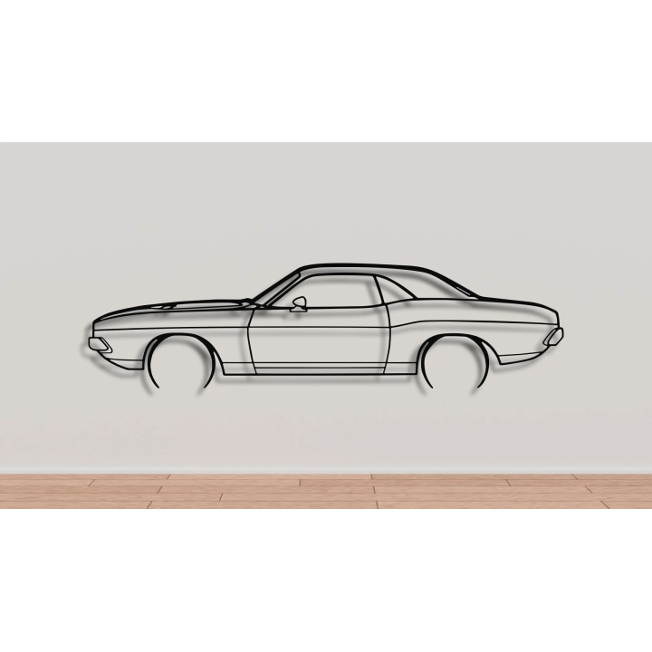 Dodge Challenger RT 1970 full silhouette