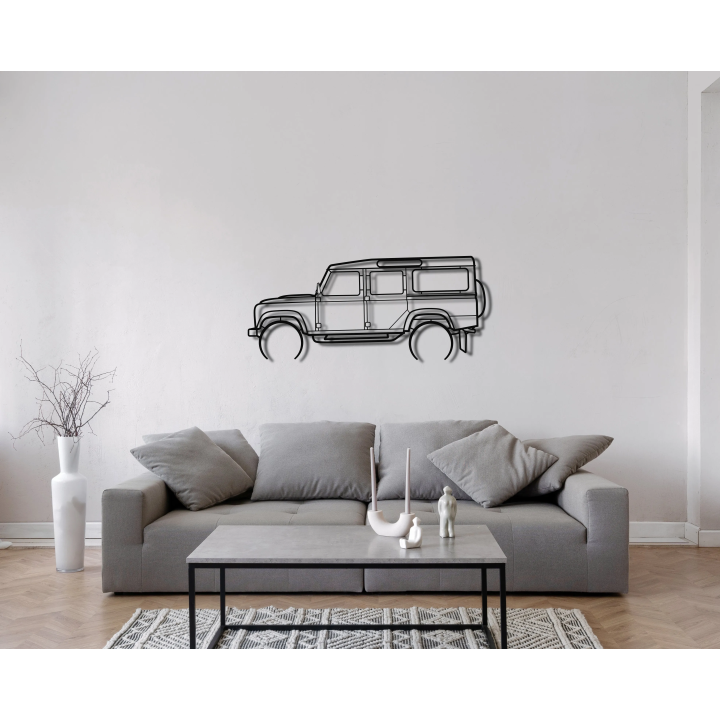 Landrover Defender classic 110 full silhouette