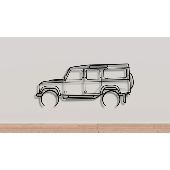 Landrover Defender classic 110 full silhouette