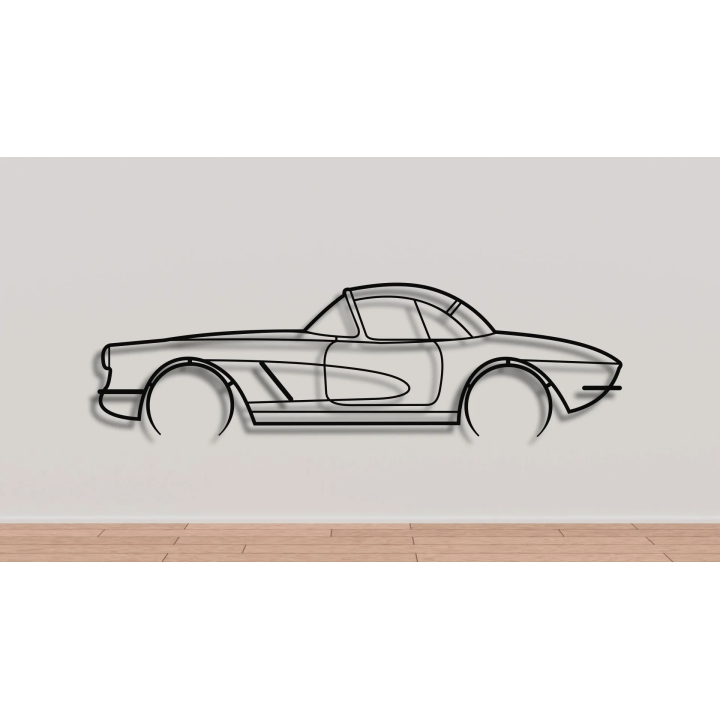 Chevrolet Corvette C1 silhouette