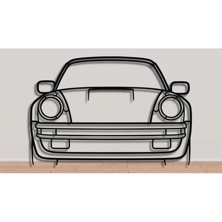 Porsche 911 930 Turbo full silhouette