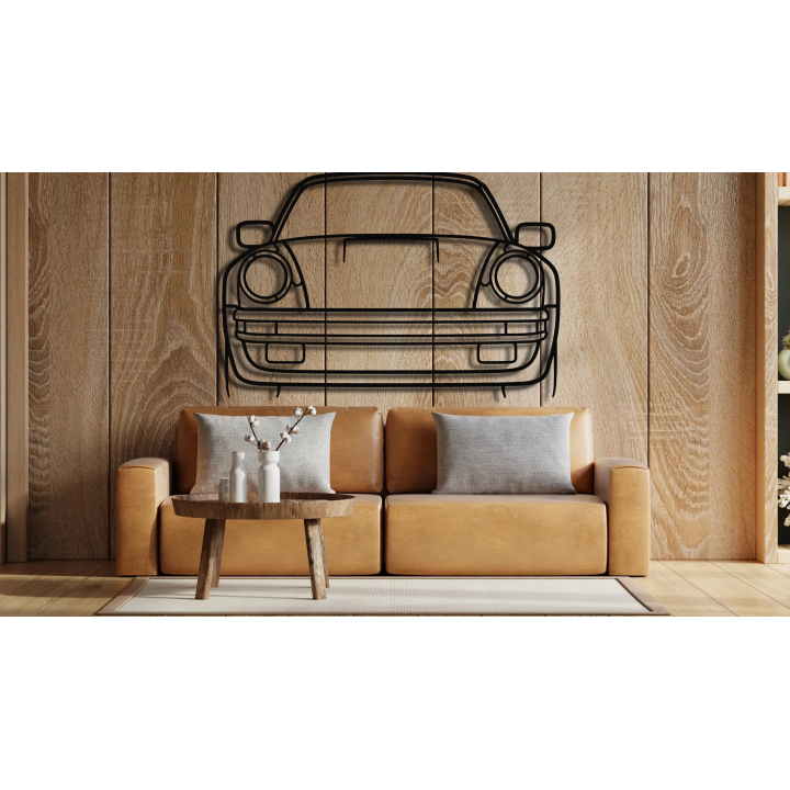 Porsche 911 930 Turbo full silhouette