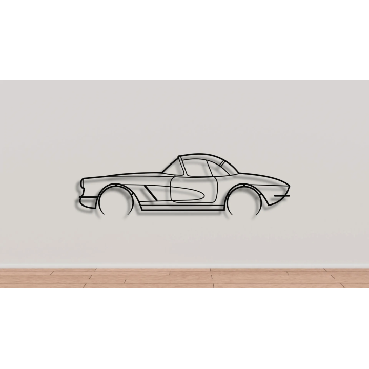 Chevrolet Corvette C1 silhouette