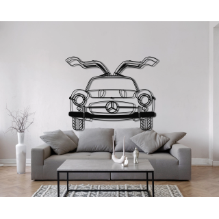 Mercedes 300SL Gullwing front silhouette