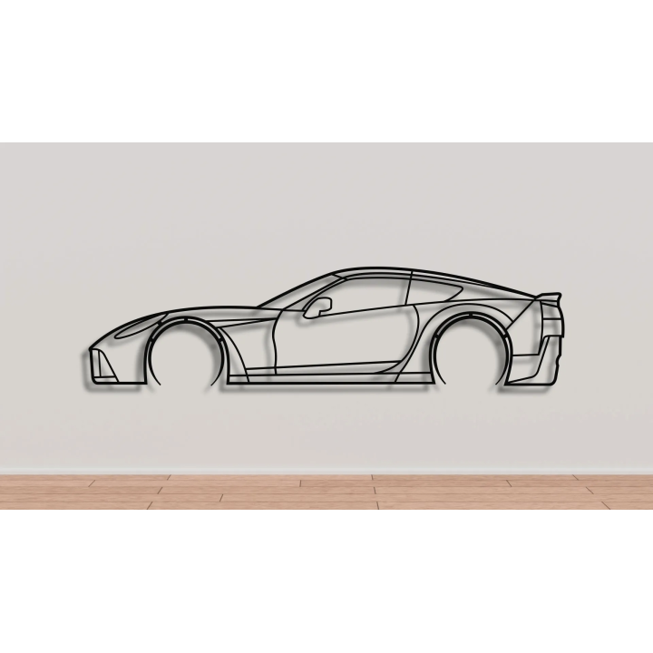 Chevrolet Corvette C7 full silhouette
