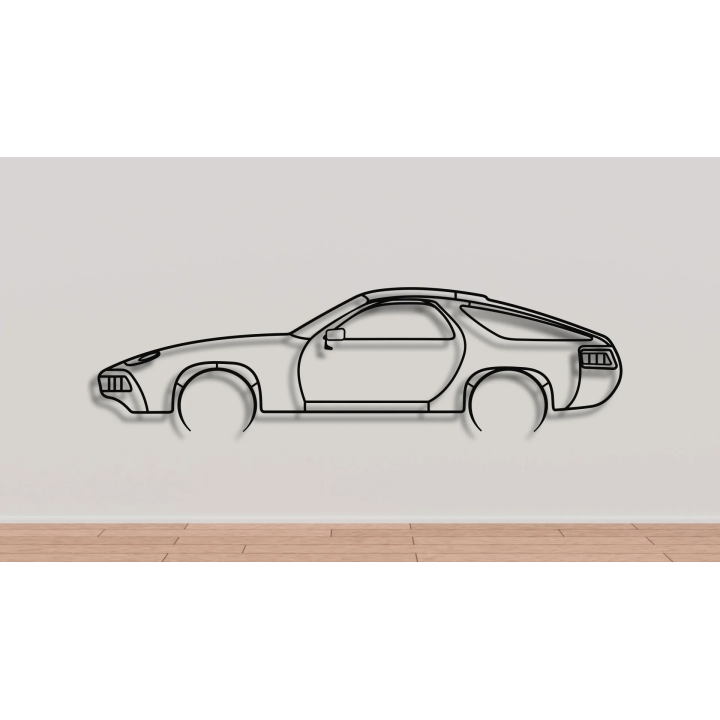 Porsche 928 full silhouette