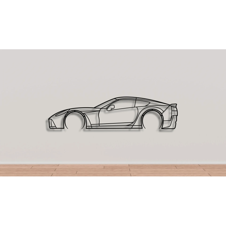Chevrolet Corvette C7 full silhouette