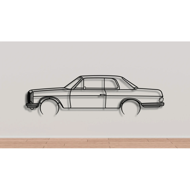 Mercedes W114 full silhouette