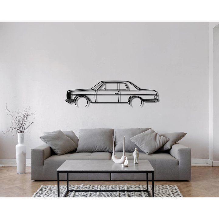 Mercedes W114 full silhouette