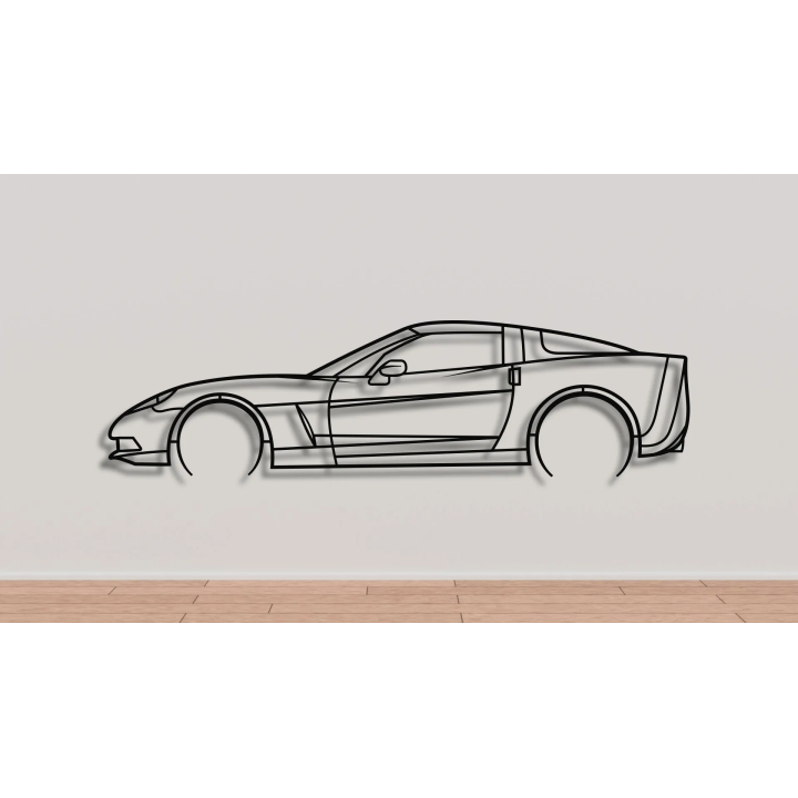 Chevrolet Corvette C6 full silhouette